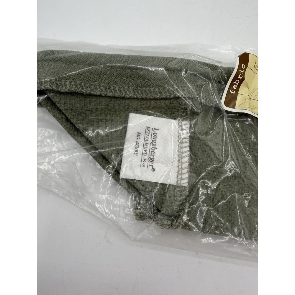 🧺🌿 Longaberger‎ Medium Berry Basket Liner ONLY – Sage – NIP – New in Package